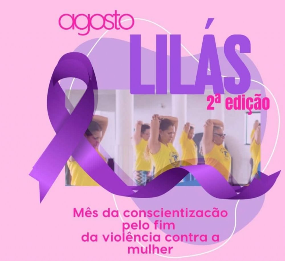 Programa Ginástica nas Quadras promove evento especial do Agosto Lilás em Santa Maria