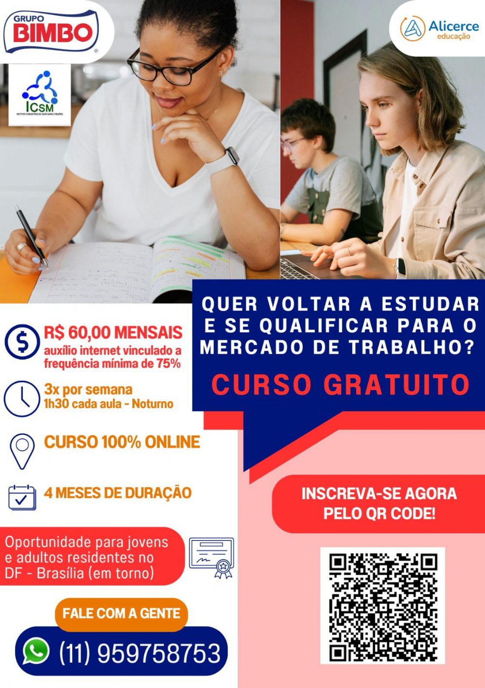 Curso online e gratuito oferece capacitação em panificação e segurança do trabalho para moradores de Santa Maria e Gama